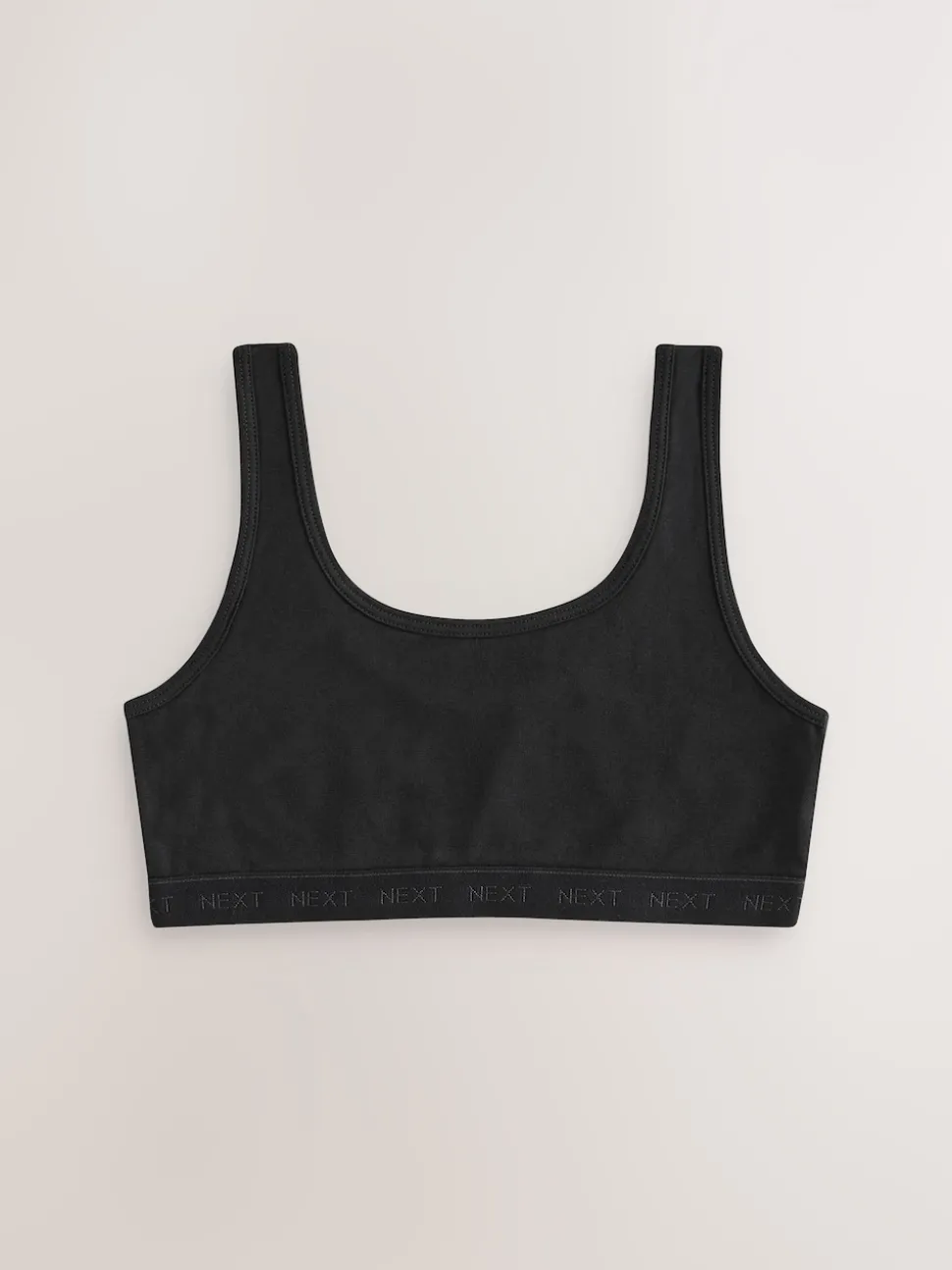 Black Scoop Crop Tops 3 Pack (5-16yrs)