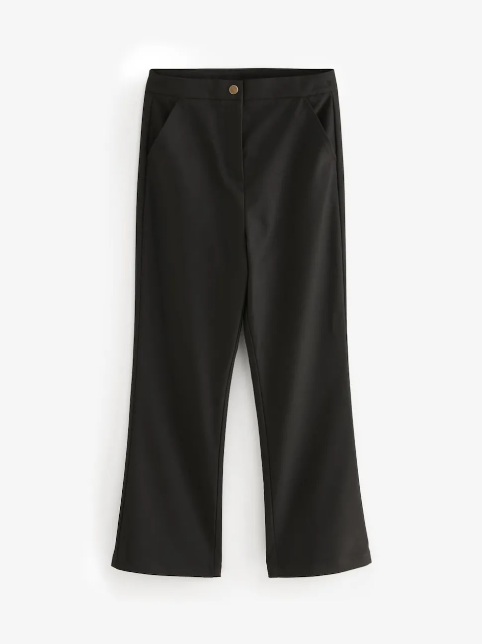Black Senior High Waist Flared School Trousers (9-17yrs)