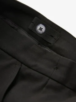 Black Senior High Waist Flared School Trousers (9-17yrs)