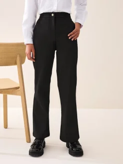 Black Senior School Flare Trousers (9-17yrs)