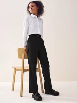 Black Senior School Flare Trousers (9-17yrs)