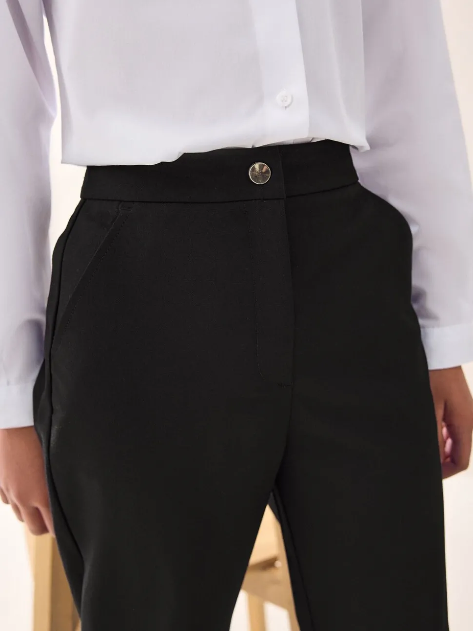 Black Senior School Flare Trousers (9-17yrs)