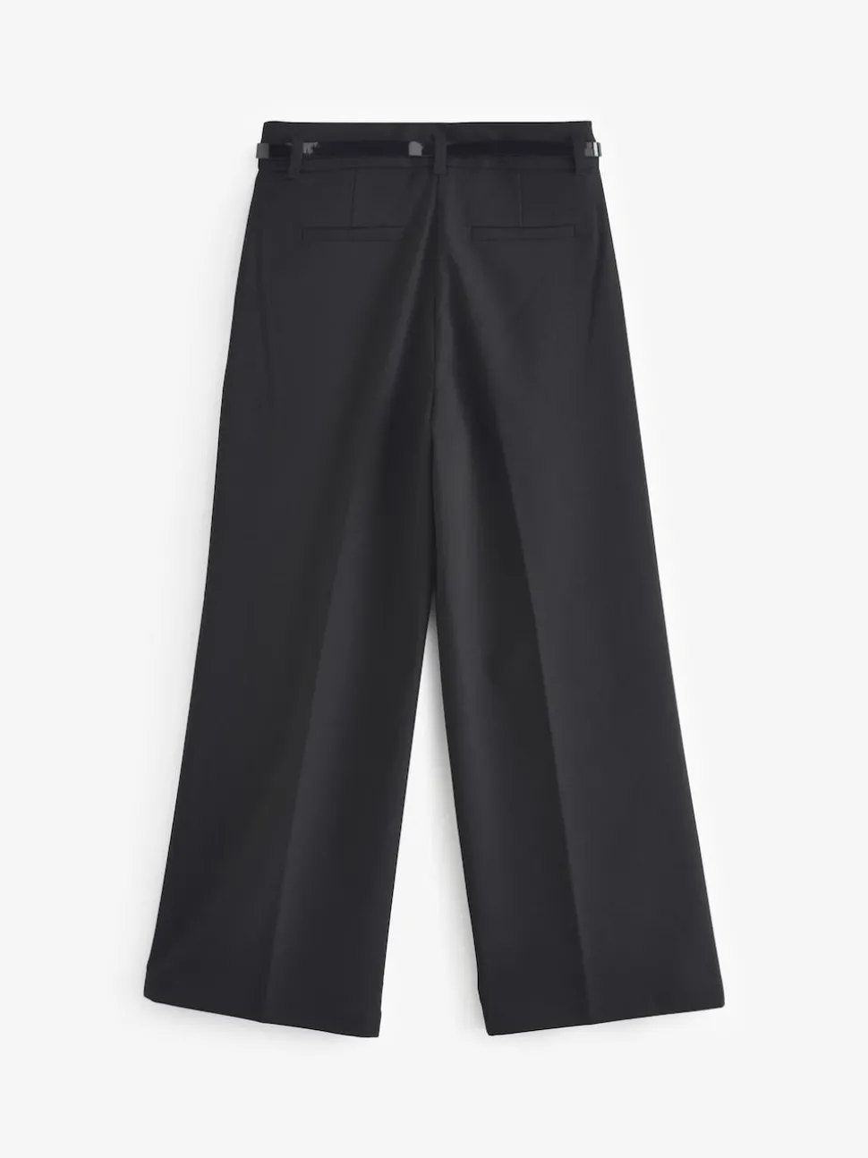Black Senior Wide Leg Belted School Trousers (9-18yrs)