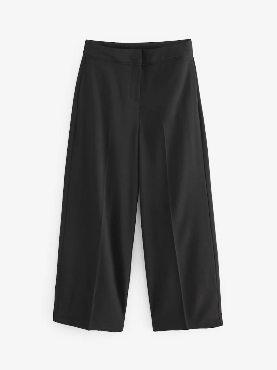 Black Senior Wide Leg Seam Trousers (9-18yrs)