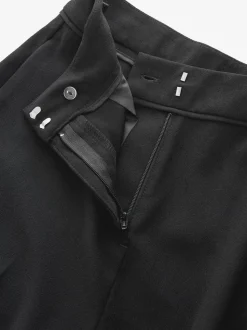 Black Senior Wide Leg Seam Trousers (9-18yrs)
