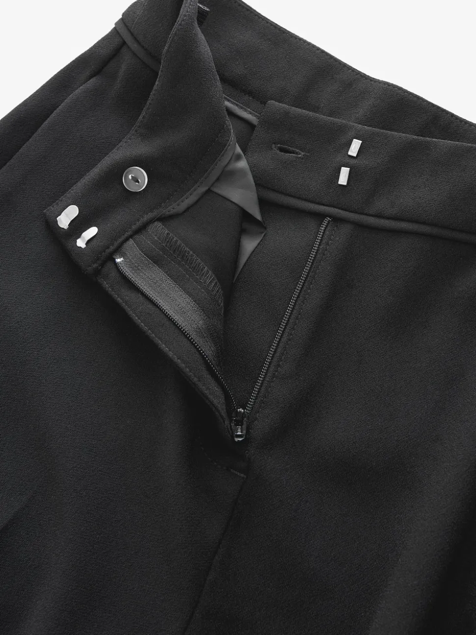Black Senior Wide Leg Seam Trousers (9-18yrs)