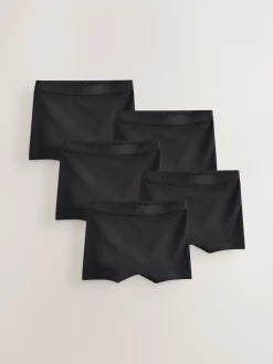 Black Short Briefs 5 Pack (2-16yrs)