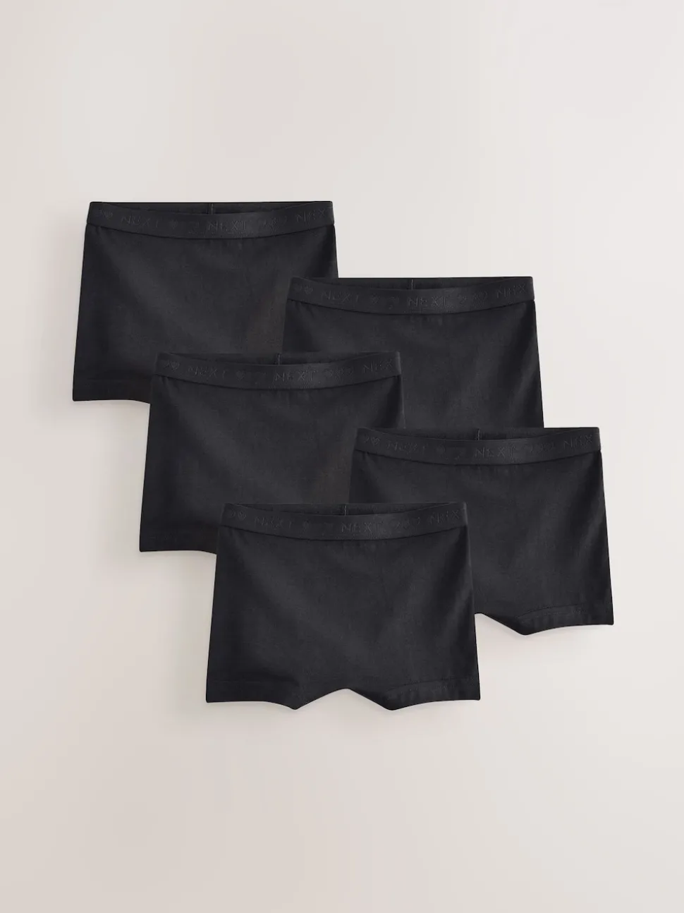 Black Short Briefs 5 Pack (2-16yrs)
