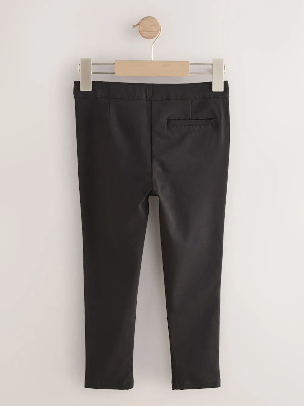 Black Shorter Length School Skinny Stretch Trousers (3-18yrs)