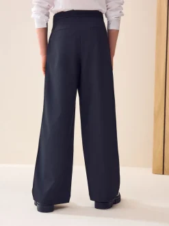 Black Shorter Length Senior Wide Leg School Trousers (9-18yrs)
