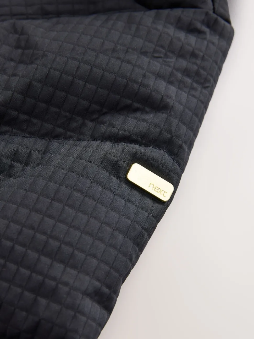 Black Shower Resistant Longline Padded Coat (3-16yrs)