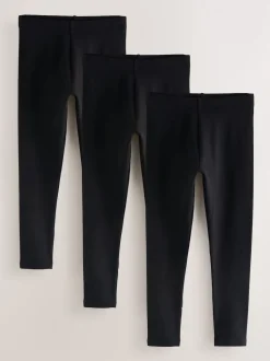 Black Slim Fit Leggings 3 Pack (3-16yrs)