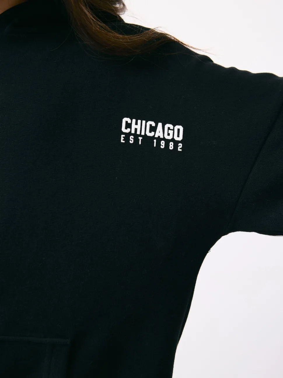 Black Slogan Hoodie (3-16yrs)