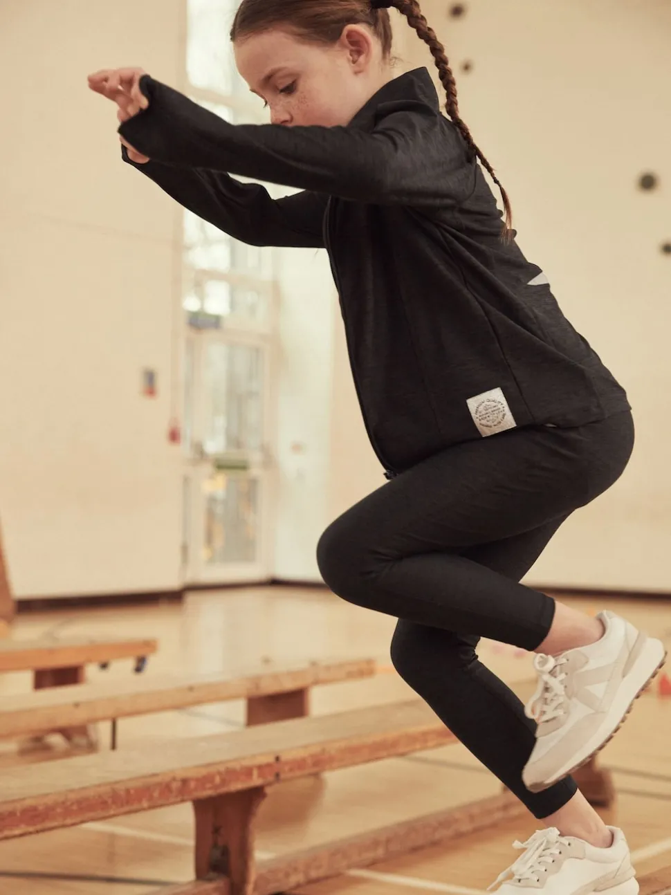 Black Sport Leggings (3-16yrs)
