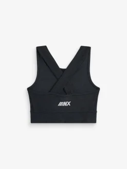 Black Sports Crop Top (5-16yrs)