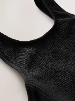 Black Textured Bikini (3-16yrs)
