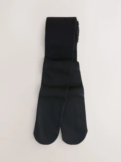 Black Thermal School Tights