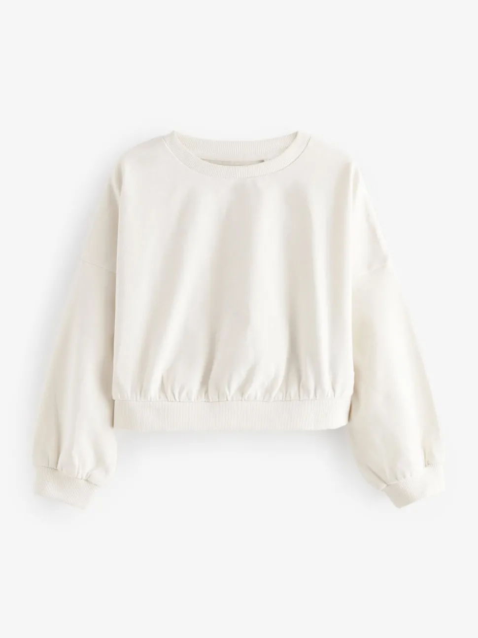 Black/White Boxy Long Sleeve 100% Cotton Sweat Tops 3 Pack (3-16yrs)