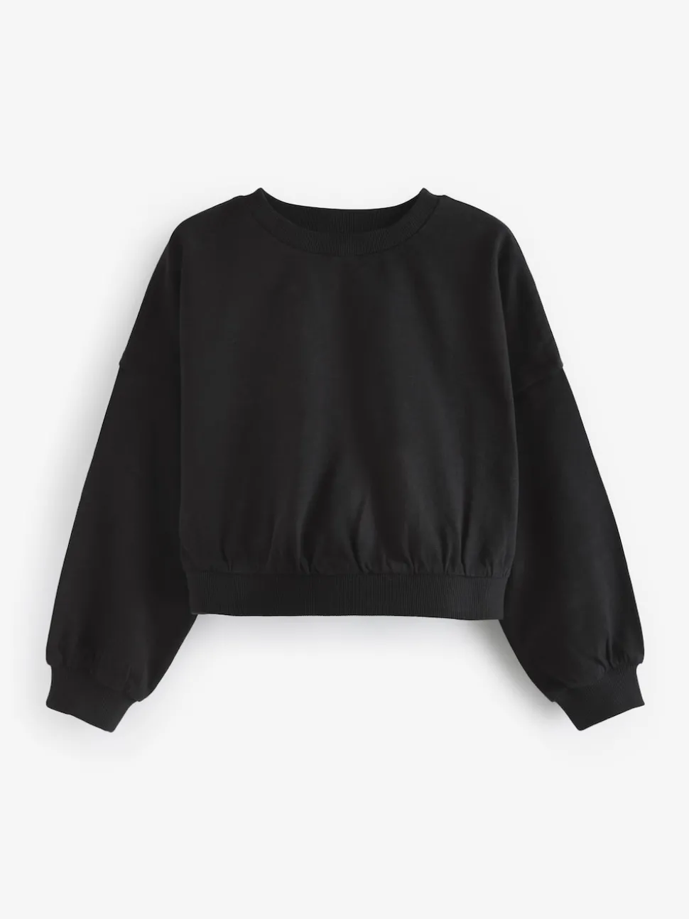 Black/White Boxy Long Sleeve 100% Cotton Sweat Tops 3 Pack (3-16yrs)