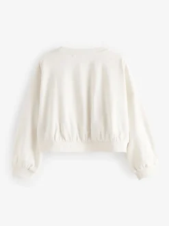 Black/White Boxy Long Sleeve 100% Cotton Sweat Tops 3 Pack (3-16yrs)