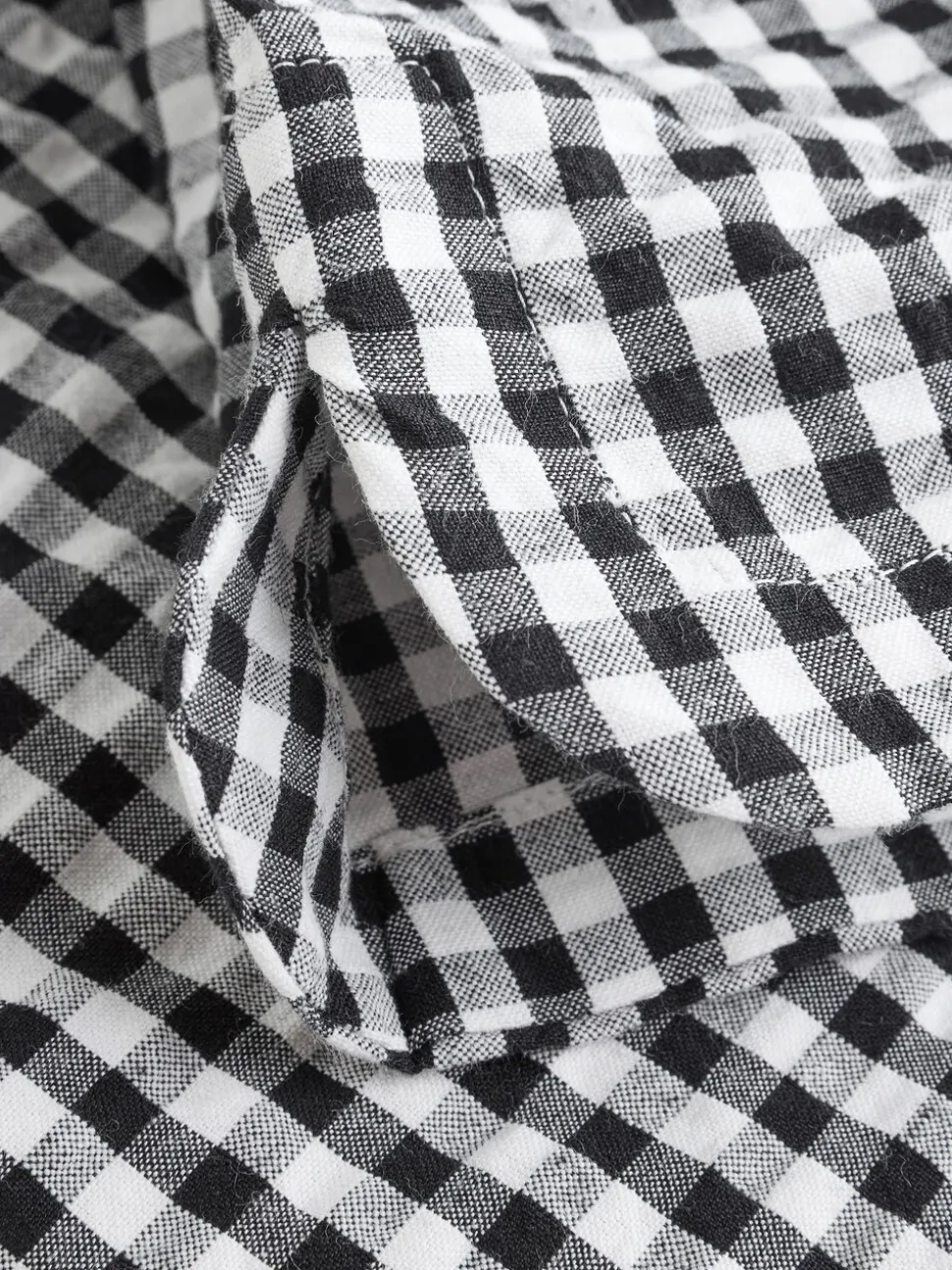 Black/White Gingham Pull On Shorts (3-16yrs)