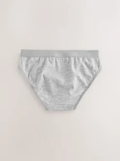 Black/White/Grey Bikini Briefs 7 Pack (5-16yrs)