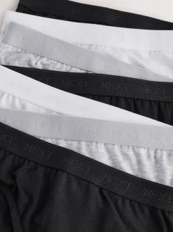 Black/White/Grey Bikini Briefs 7 Pack (5-16yrs)