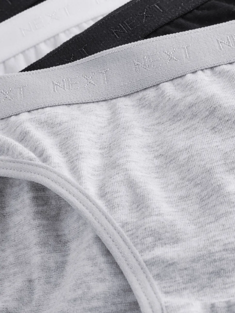 Black/White/Grey Bikini Briefs 7 Pack (5-16yrs)
