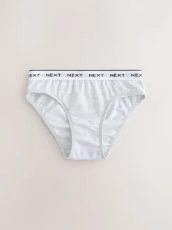Black/White/Grey Bikini Briefs 7 Pack (5-16yrs)