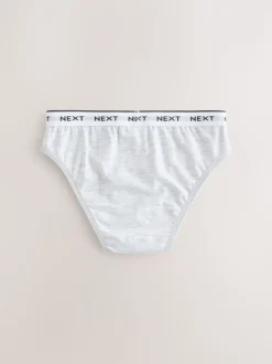 Black/White/Grey Bikini Briefs 7 Pack (5-16yrs)