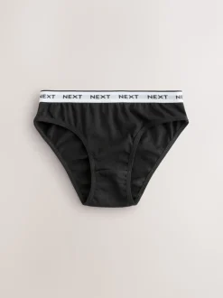 Black/White/Grey Bikini Briefs 7 Pack (5-16yrs)