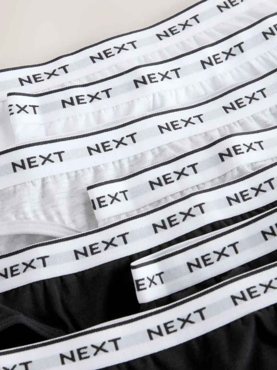 Black/White/Grey Bikini Briefs 7 Pack (5-16yrs)