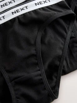 Black/White/Grey Bikini Briefs 7 Pack (5-16yrs)