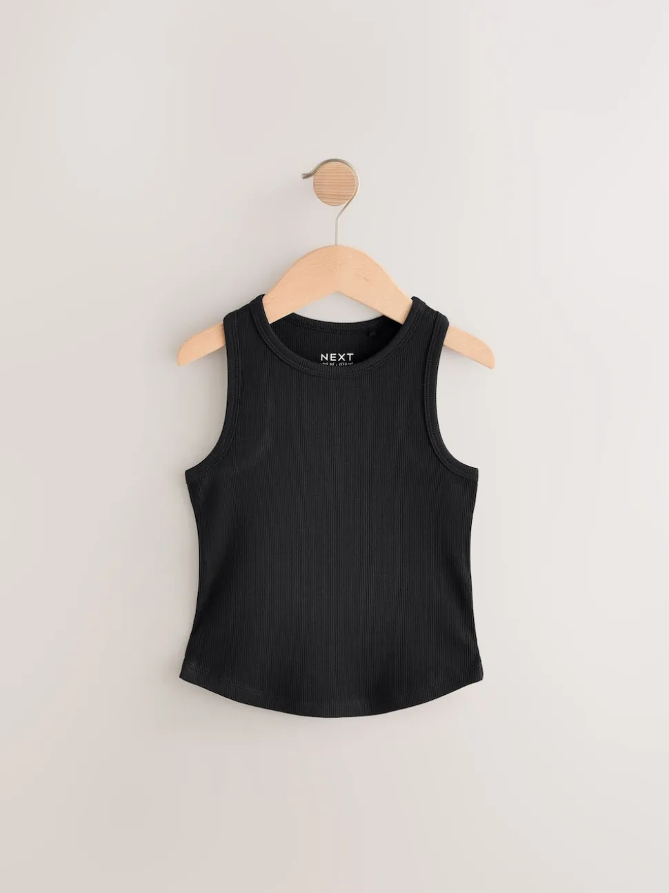 Black/White/Grey Rib Vest 3 Pack (3-16yrs)