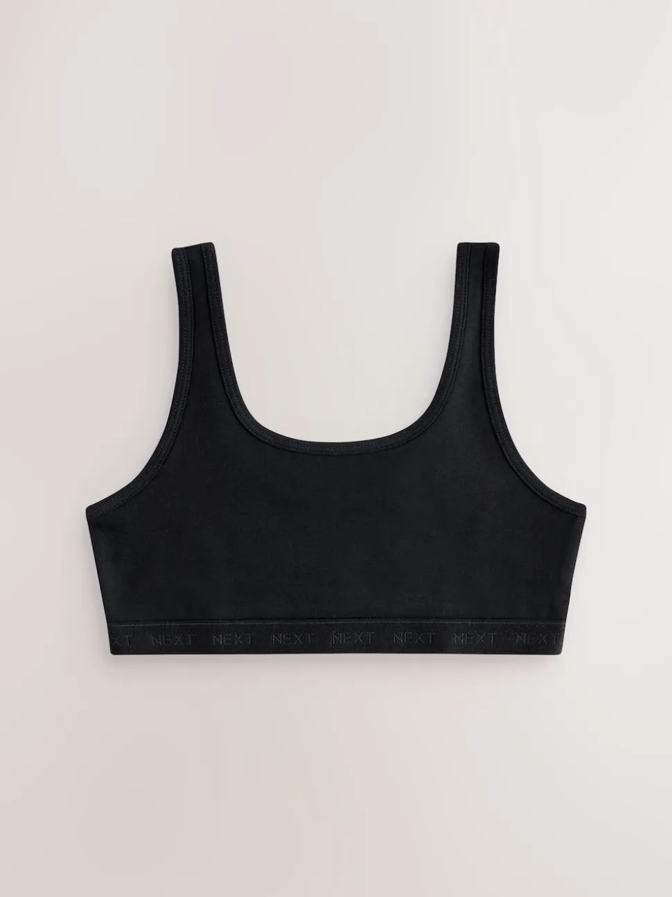 Black/White/Grey Scoop Crop Tops 3 Pack (5-16yrs)