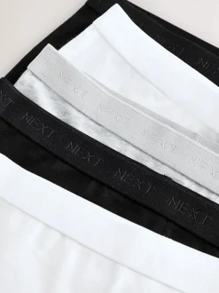 Black/White/Grey Short Briefs 5 Pack (2-16yrs)