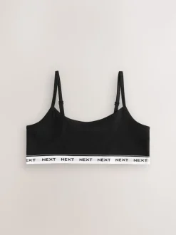 Black/White/Grey Strappy Crop Tops 7 Pack (5-16yrs)