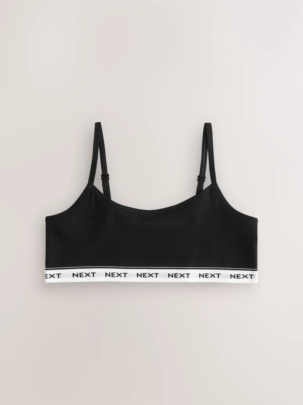 Black/White/Grey Strappy Crop Tops 7 Pack (5-16yrs)