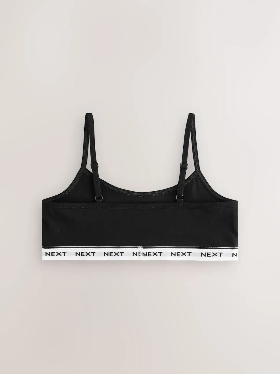Black/White/Grey Strappy Crop Tops 7 Pack (5-16yrs)