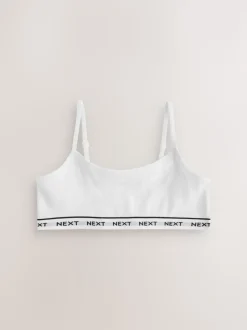 Black/White/Grey Strappy Crop Tops 7 Pack (5-16yrs)