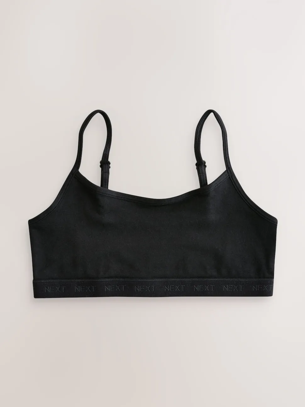 Black/White/Grey Strappy Crop Tops 3 Pack (5-16yrs)