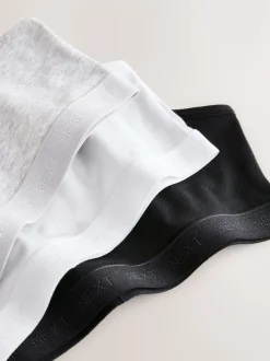 Black/White/Grey Strappy Crop Tops 3 Pack (5-16yrs)