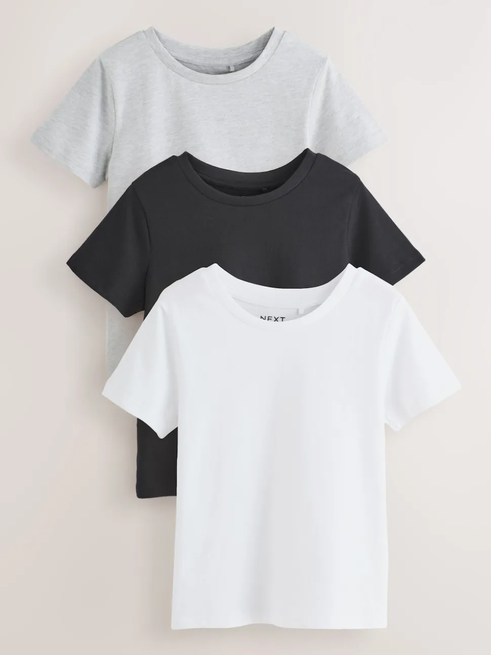 Black/White 3 Pack T-Shirts (3-16yrs)