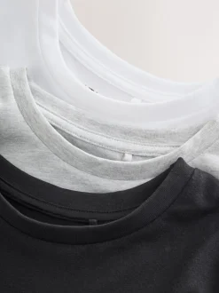 Black/White 3 Pack T-Shirts (3-16yrs)