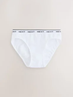 Black/White Print Bikini Briefs 10 Pack (5-16yrs)