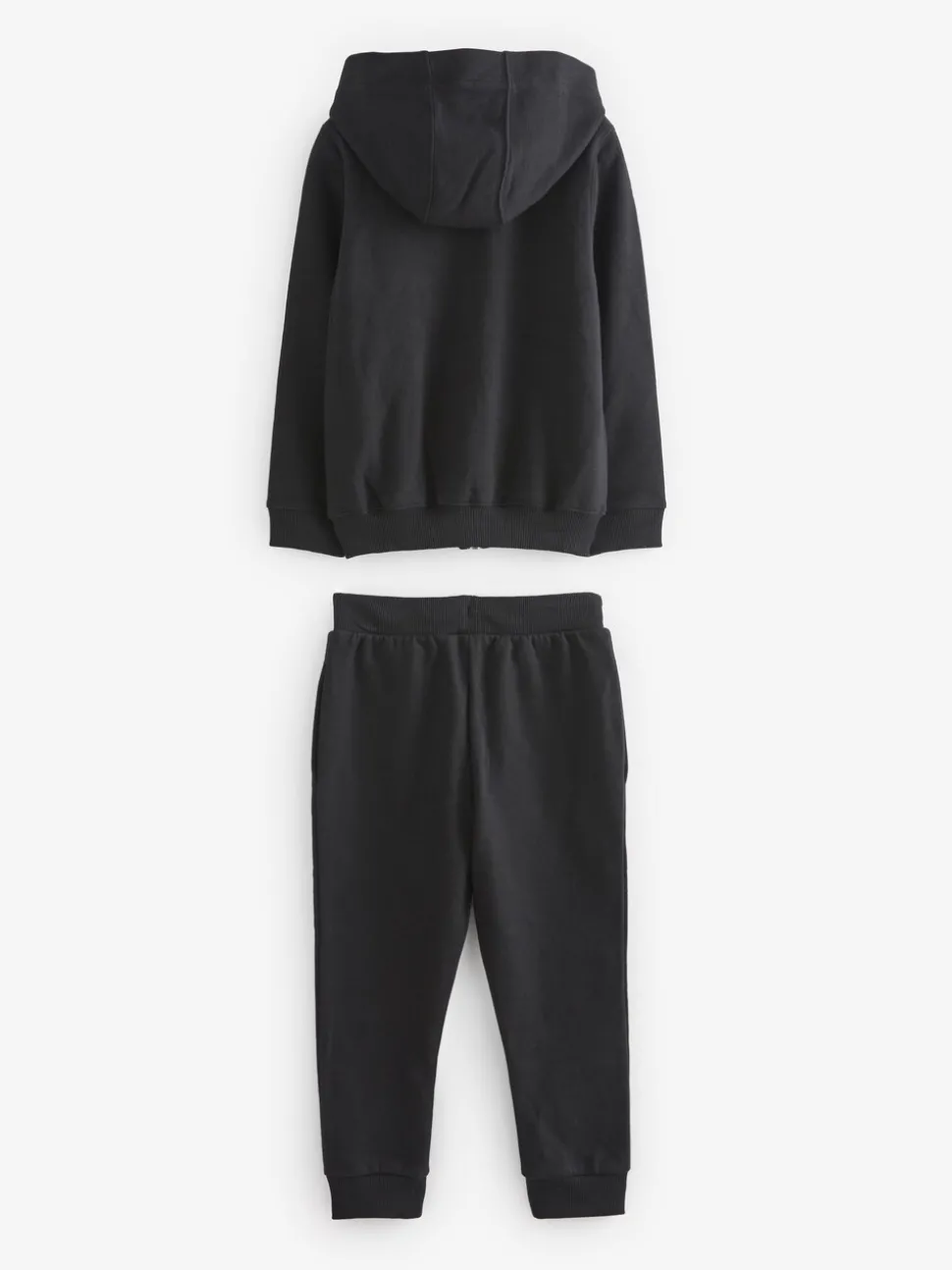 Black Zip Through Hoodie And Joggers School Sports Set (3-16yrs)