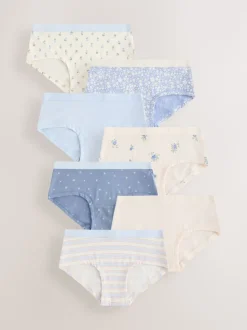 Blue Hipsters Briefs 7 Pack (2-16yrs)
