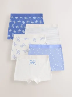 Blue Short Briefs 5 Pack (2-16yrs)