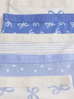 Blue Short Briefs 5 Pack (2-16yrs)