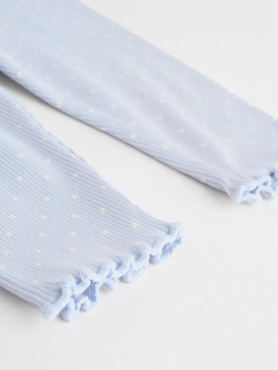 Blue Spot Baby Long Sleeve Frill Top And Leggings Set (0mths-2yrs)